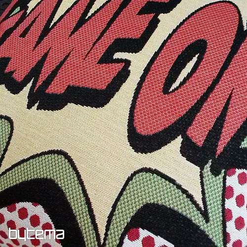 Gobelínový povlak na polštář COMICS GAME ON!