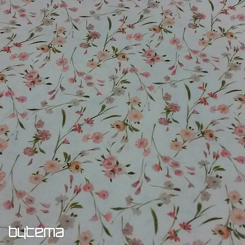 Bavlněná látka JARDINS C pink