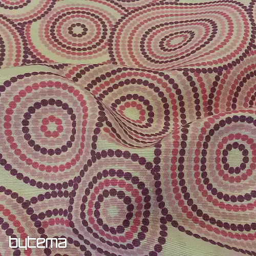 Dekorační látka MANDALA ECO lila