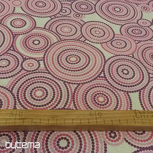 Dekorační látka MANDALA ECO lila