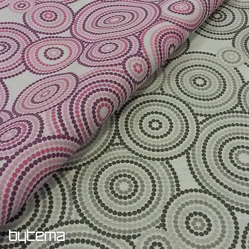 Dekorační látka MANDALA ECO lila