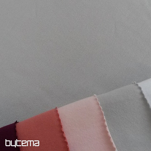 Bavlněný úplet TEINTURE sv. šedý