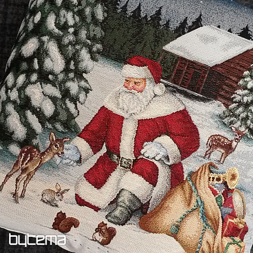 Vánoční gobelínový povlak SANTA CLAUS 2