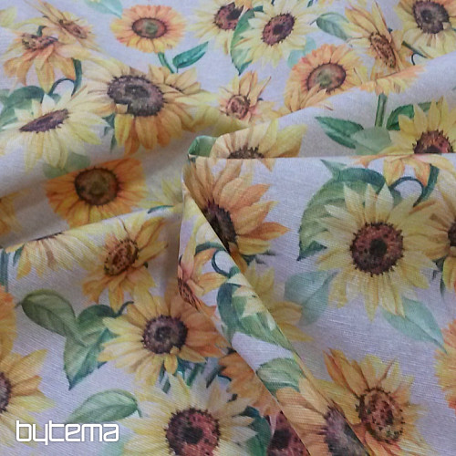 Dekorační látka SLUNEČNICE ROSANS