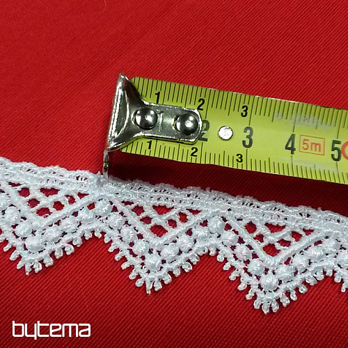 Krajka 5451/0010 3 cm bílá
