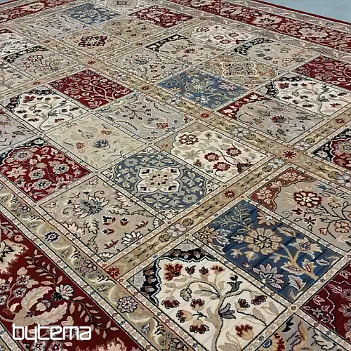 Vlněný klasický koberec DIAMOND ORIENT 7216/300 kazetový