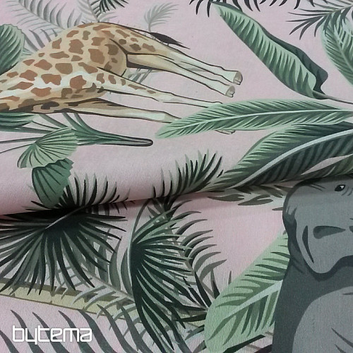 Dekorační látka AFRIKA zvířata