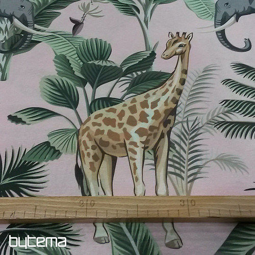 Dekorační látka AFRIKA zvířata