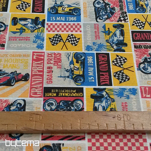 Dekorační látka GRAND PRIX