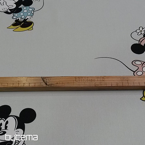 Dětská dekorační látka LOVE MINNIE