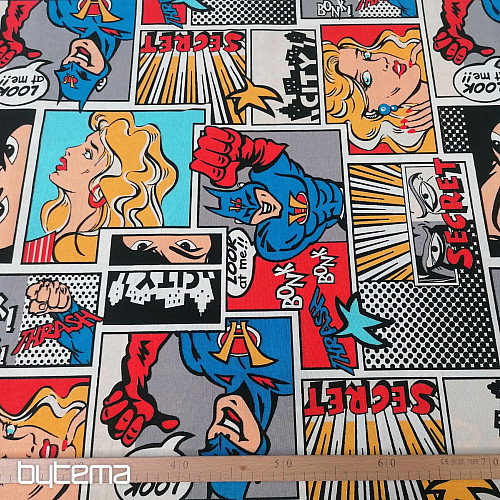 Dekorační látka KOMIKS 140