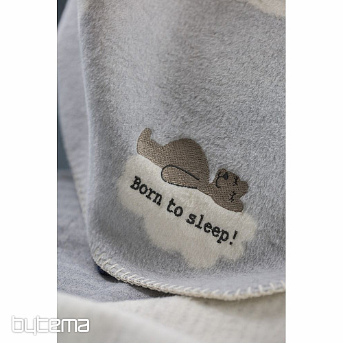 Dětská bavlněná deka DF Born to sleep