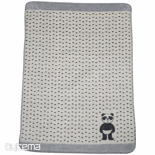 Dětská bavlněná deka DF PANDA do postýlky