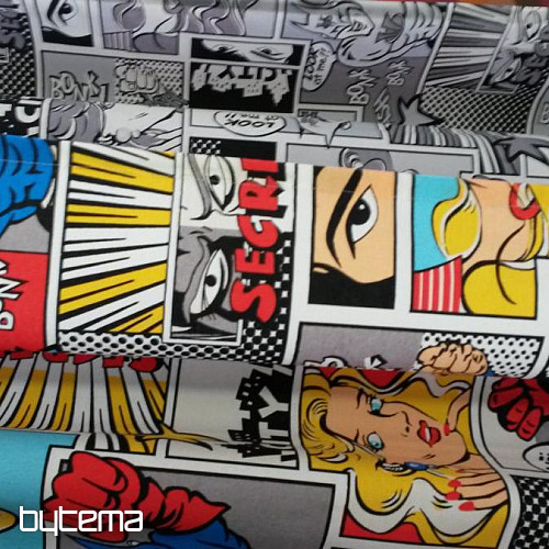 Dekorační látka KOMIKS 140