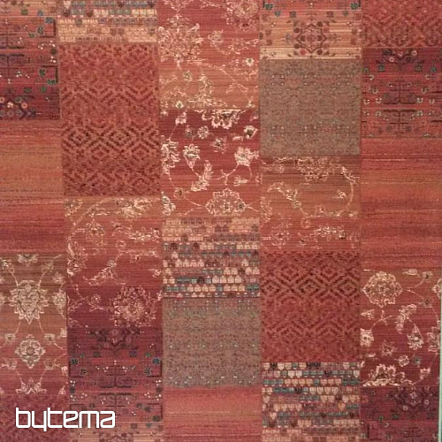 Luxusní vlněné koberce ROYAL PATCHWORK red