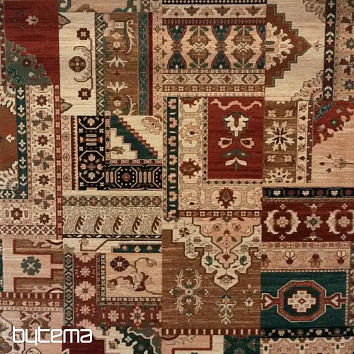 Luxusní vlněné koberce ROYAL PATCHWORK multi cream