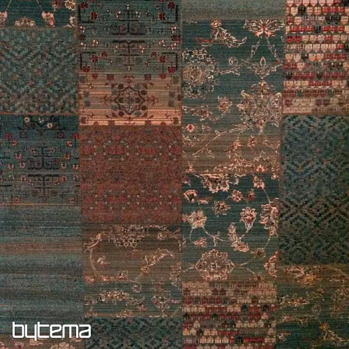 Luxusní vlněné koberce ROYAL PATCHWORK green