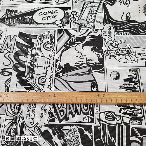 Dekorační látka KOMIKS SPACE