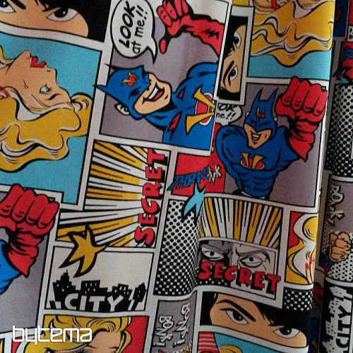 Dekorační látka KOMIKS 140