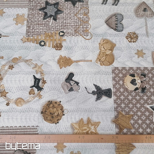 Dekorační látka NEVADA šedá