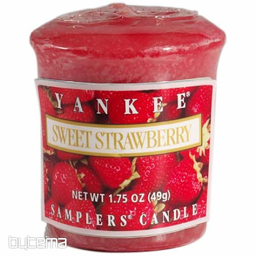 svíčka YANKEE CANDLE vůně SWEET STRAWBERRY - sladké jahody