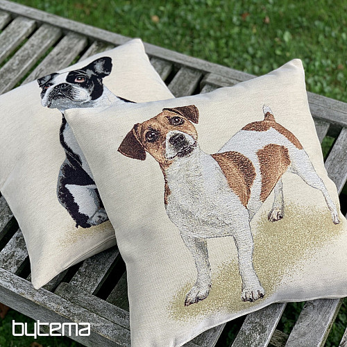 Gobelínový povlak na polštář PES OŘÍŠEK