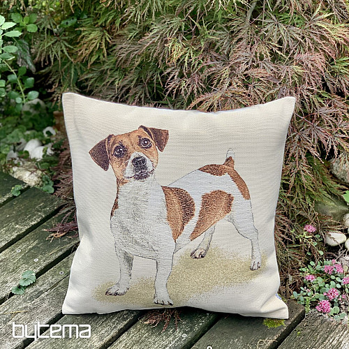 Gobelínový povlak na polštář PES OŘÍŠEK