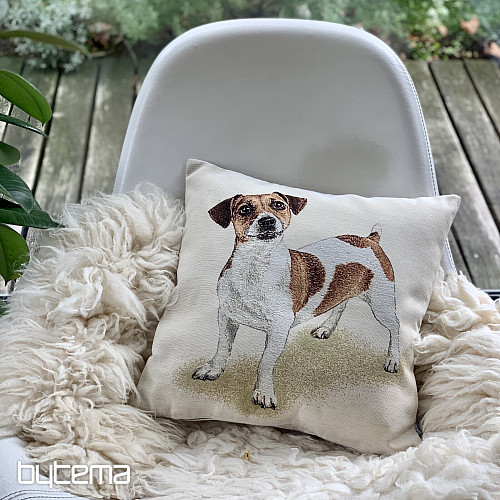 Gobelínový povlak na polštář PES OŘÍŠEK