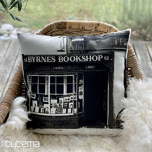 Gobelínový povlak na polštář BOOKSHOP