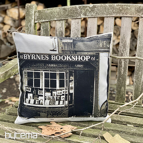 Gobelínový povlak na polštář BOOKSHOP