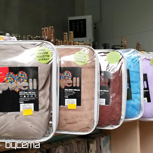 prostěradlo mikroflanel SLEEP WELL oranžová