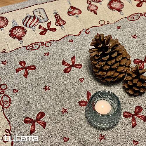 Vánoční gobelínový ubrus NOEL