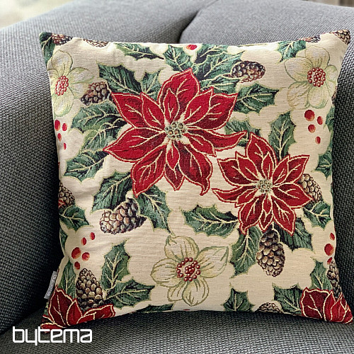 Vánoční gobelínový povlak VÁNOČNÍ RŮŽE BARDI