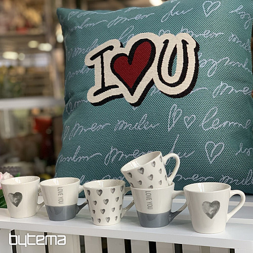 Gobelínový povlak na polštář I LOVE YOU