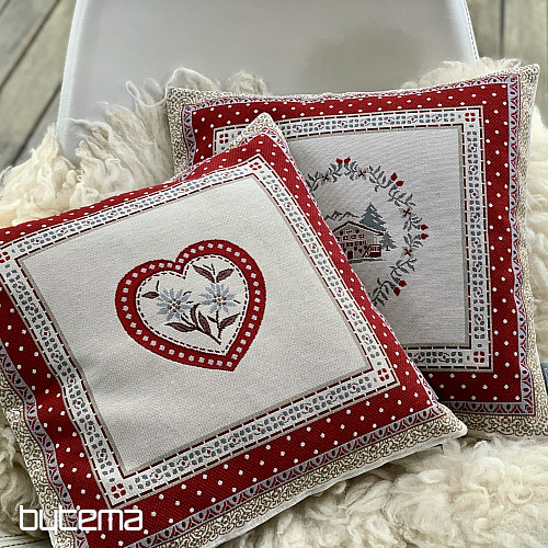 Gobelínový povlak na polštář TYROLSKÉ ALPY 2