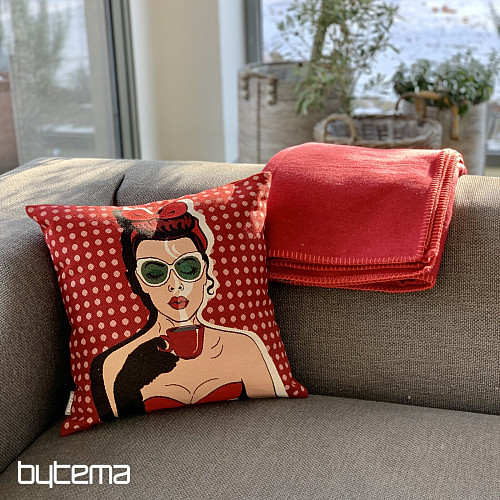 Gobelínový povlak na polštář COMICS WOMAN I