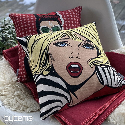 Gobelínový povlak na polštář COMICS WOMAN II