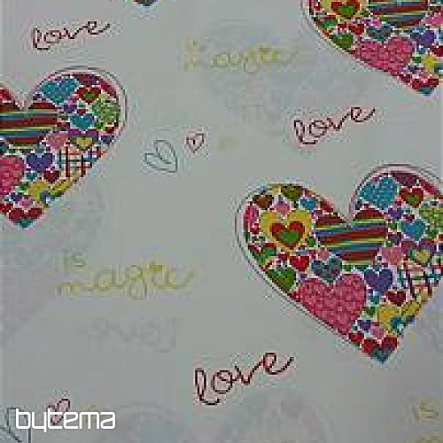 Dekorační látka LOVE