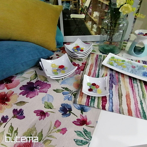 Gobelínová látka PASTEL STRIPE