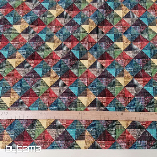 Dekorační látka RUBIK MULTICOLOR