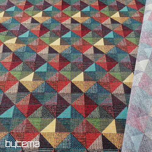 Dekorační látka RUBIK MULTICOLOR
