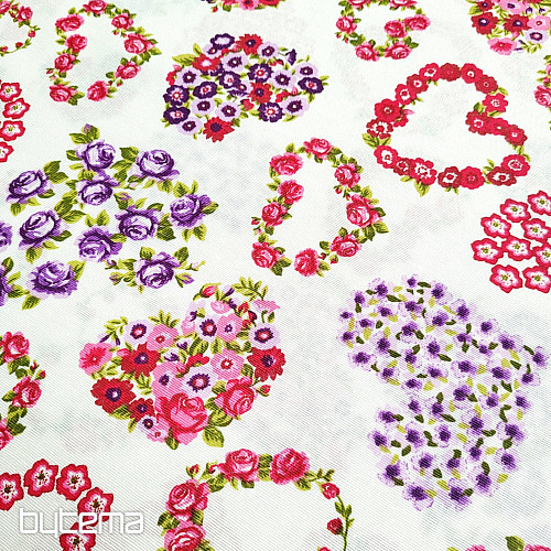 Dekorační látka AROAN fialová