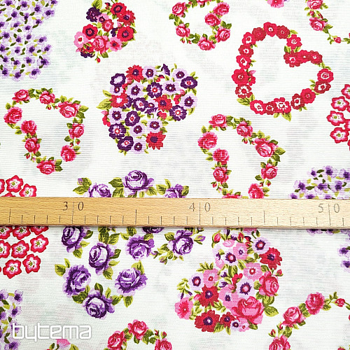 Dekorační látka AROAN fialová