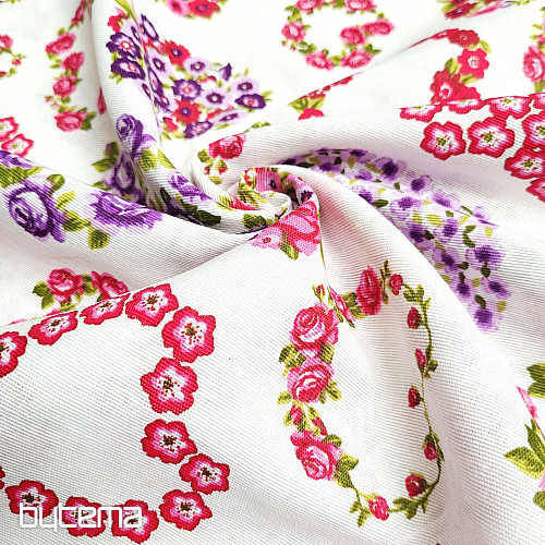 Dekorační látka AROAN fialová