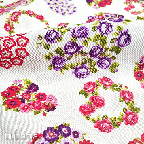 Dekorační látka AROAN fialová