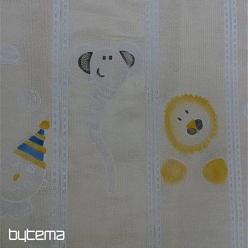 Dětská záclona na vitrážku CIRKUS