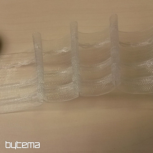 Řasící stuha na záclonu 8 cm, 1:1,5