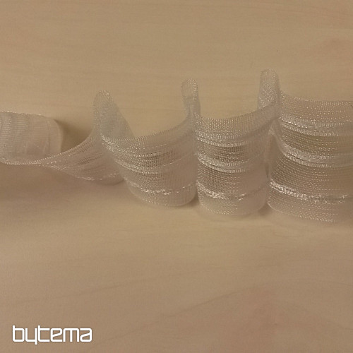 Řasící stuha na záclonu 8 cm, 1:1,5