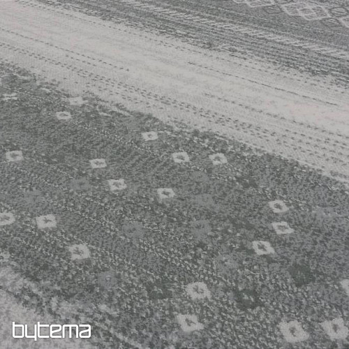 moderní kusový koberec FONT šedo zelený