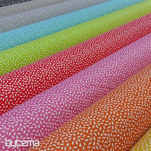 Bavlněná látka STILI rouge červená